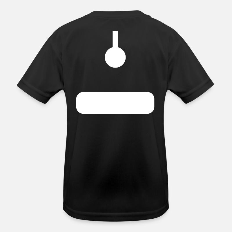 Arcade Joystick White Kids Functional T-Shirt