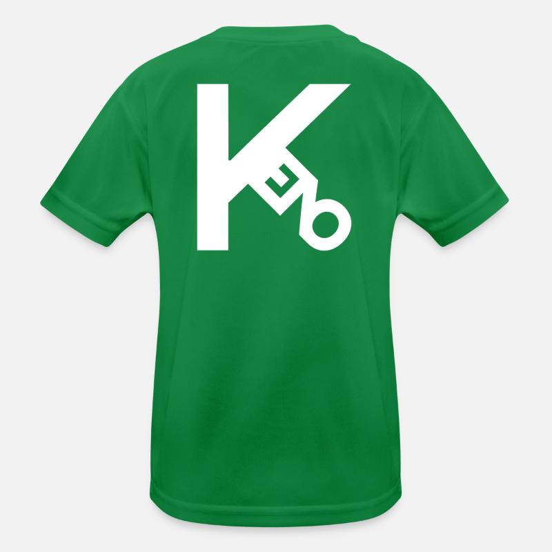 Keno weiss Kinder Funktions-T-Shirt
