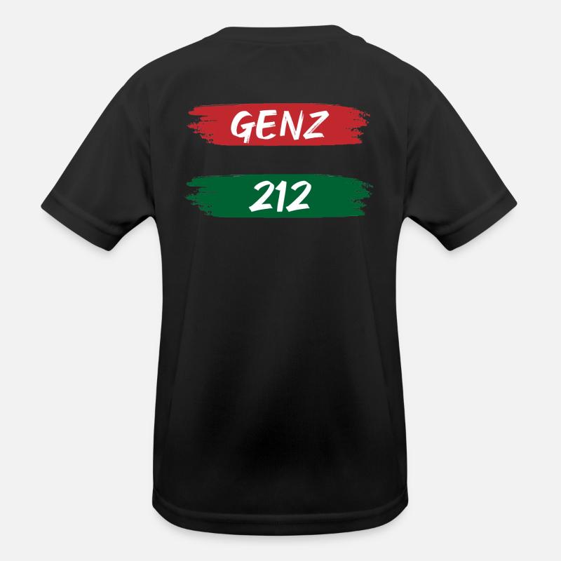 GENZ 212 Urban Graffiti Kids Functional T-Shirt