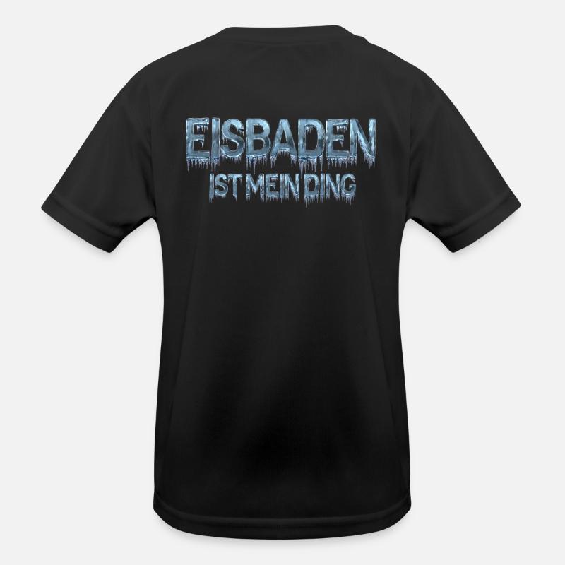 Ice bathing is my thing Kids Functional T-Shirt