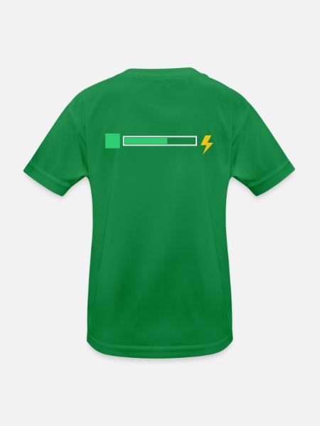 energy - Kids Functional T-Shirt - kelly green - Back