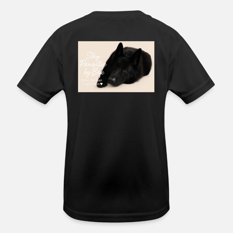 Bak - Kinder Funktions-T-Shirt - Schwarz