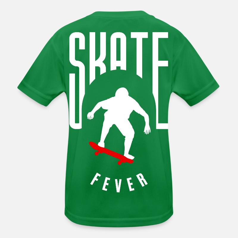 Conception de skateboard et de patineur. Dans la conception Collen T-shirt sport Enfant