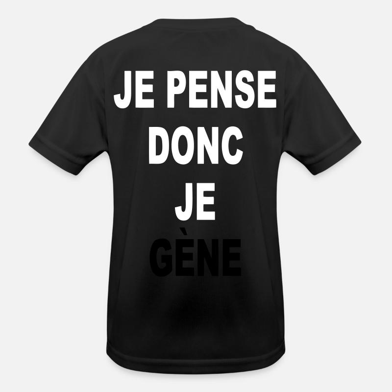 JE PENSE DONC JE GENE T-shirt sport Enfant