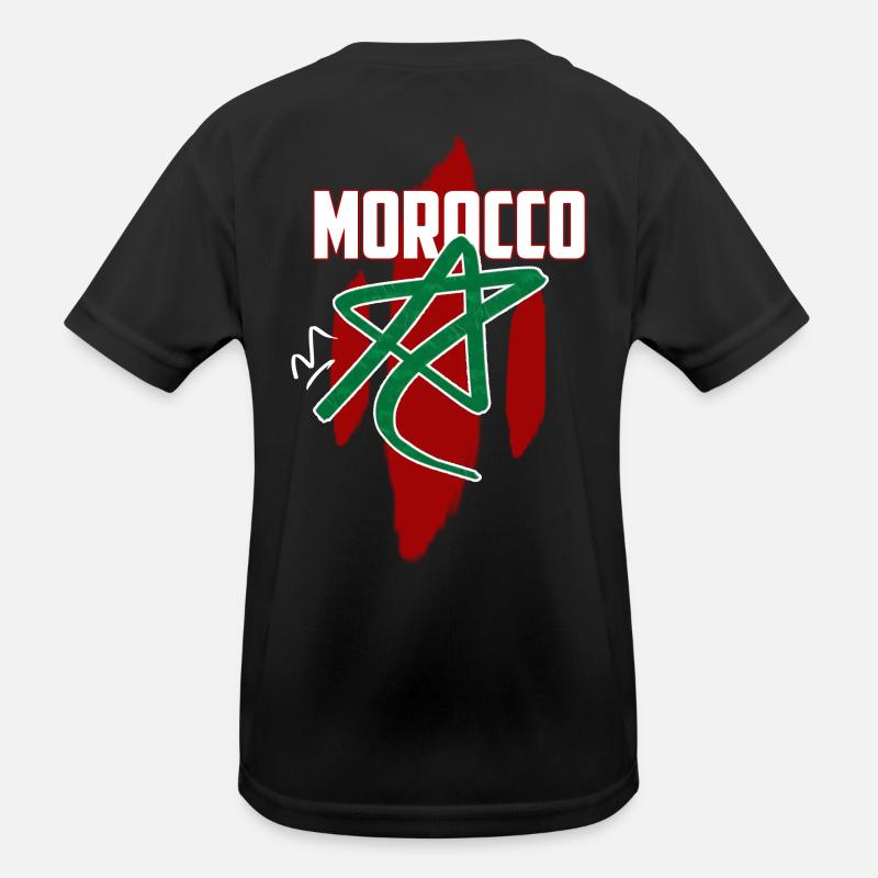 Maroc - T-shirt sport Enfant - noir