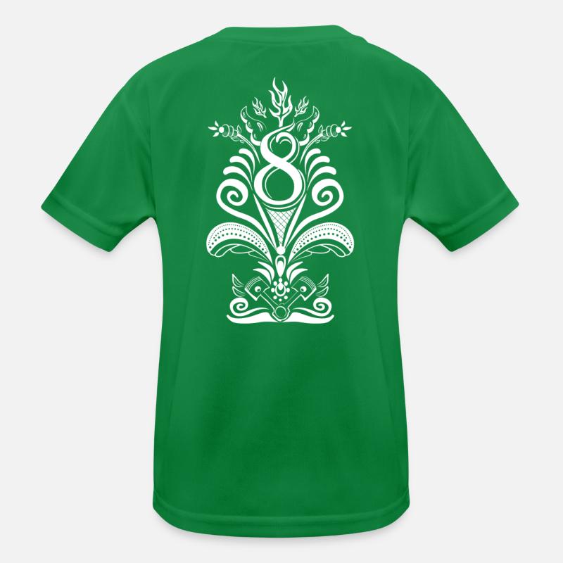 Kurbits V8 No :2 - blanc T-shirt sport Enfant