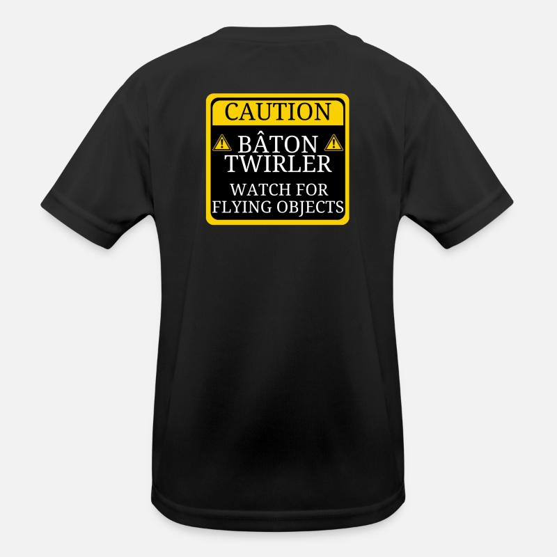 CAUTION - T-shirt sport Enfant - noir