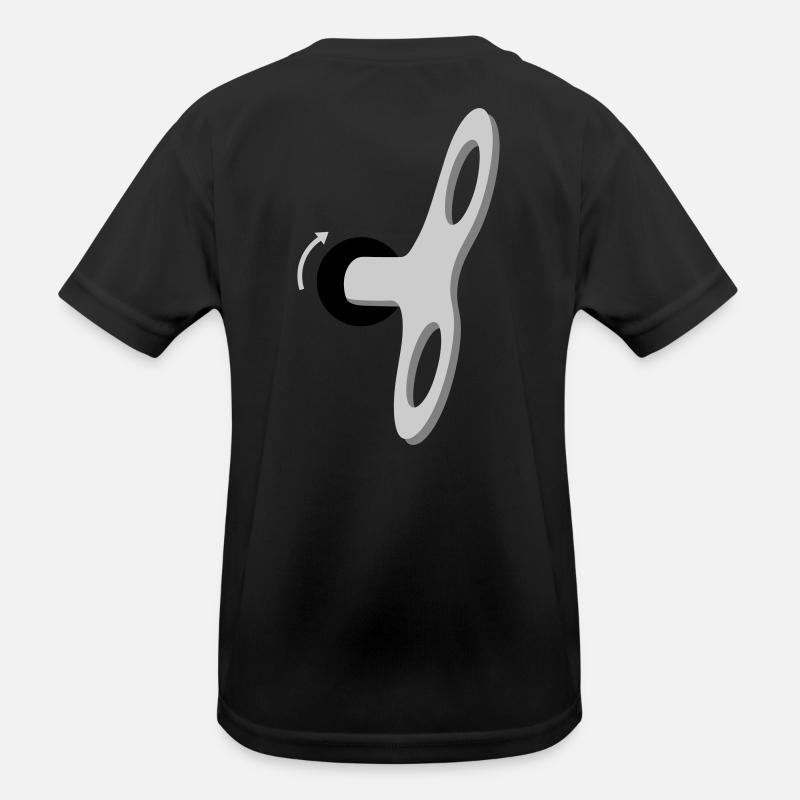Humans are a machine - Kids Functional T-Shirt - black
