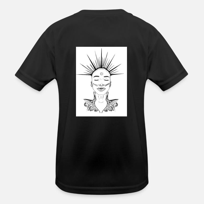 capable encadré blanc T-shirt sport Enfant