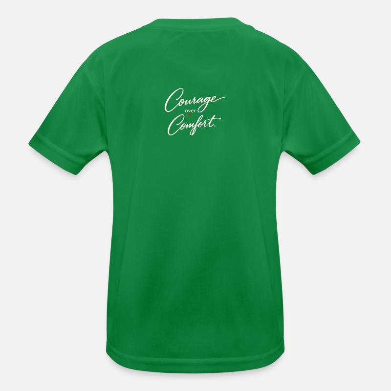 Courage before Comfort Kids Functional T-Shirt