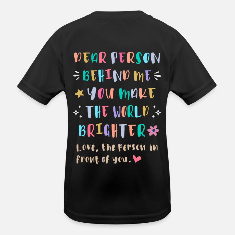 Spread Kindness Behind You Kids Functional T-Shirt