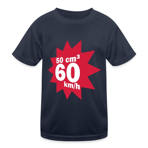 50 ccm, 60 km/h - Kinder Funktions-T-Shirt