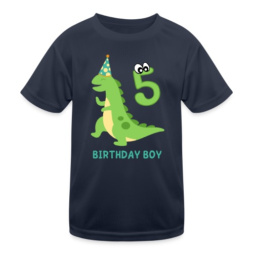 BIRTHDAY BOY - 5 YEARS OLD - Funksjons-T-skjorte for barn