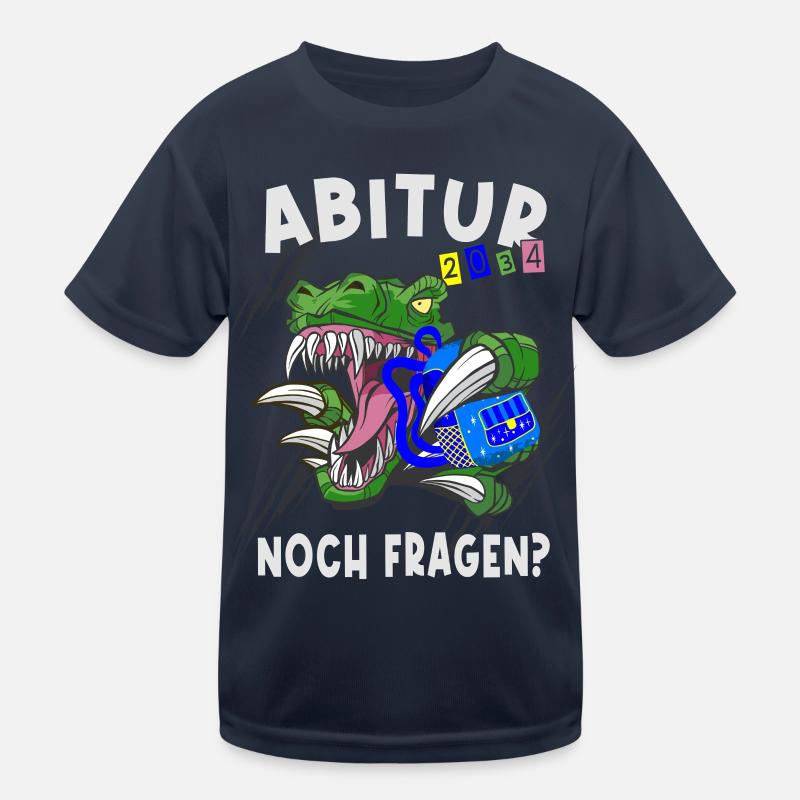 Einschulung Dinosaurier Abi 2034 Kinder Funktions-T-Shirt