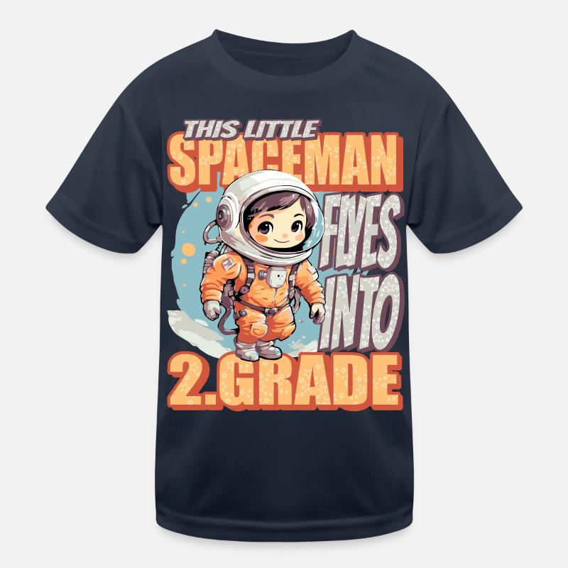 Ce petit astronaute vole dans la seconde T-shirt sport Enfant