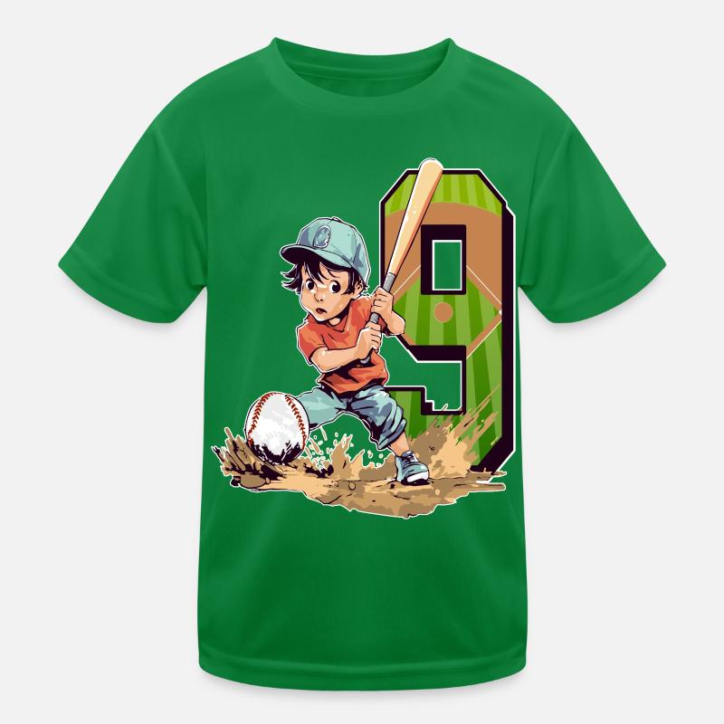 Anniversaire de baseball - garçon de 9 ans - 9. T-shirt sport Enfant
