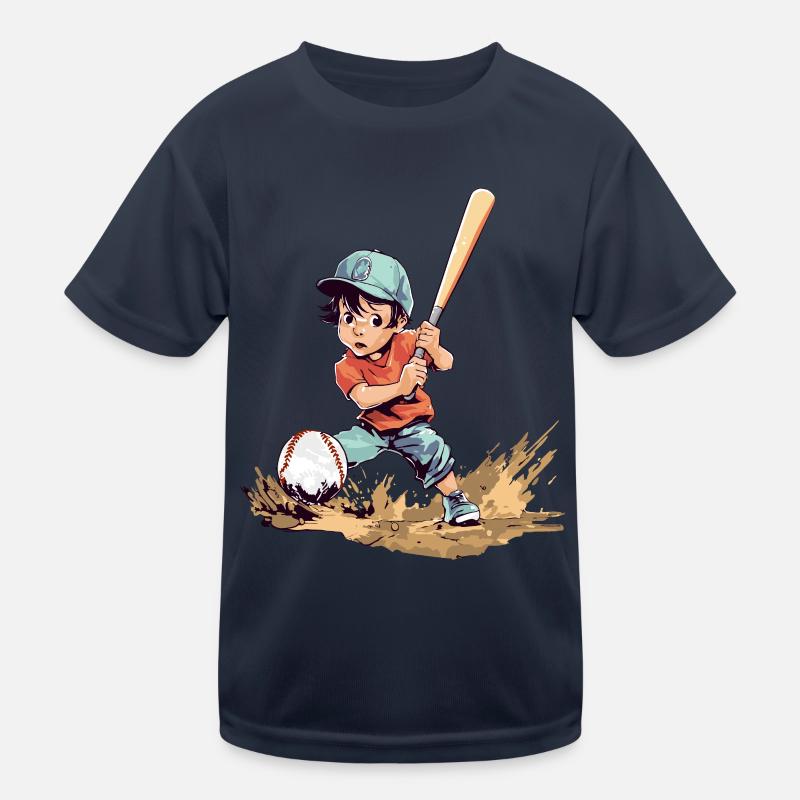 Baseball Playing Boy - Baseball pour enfants T-shirt sport Enfant