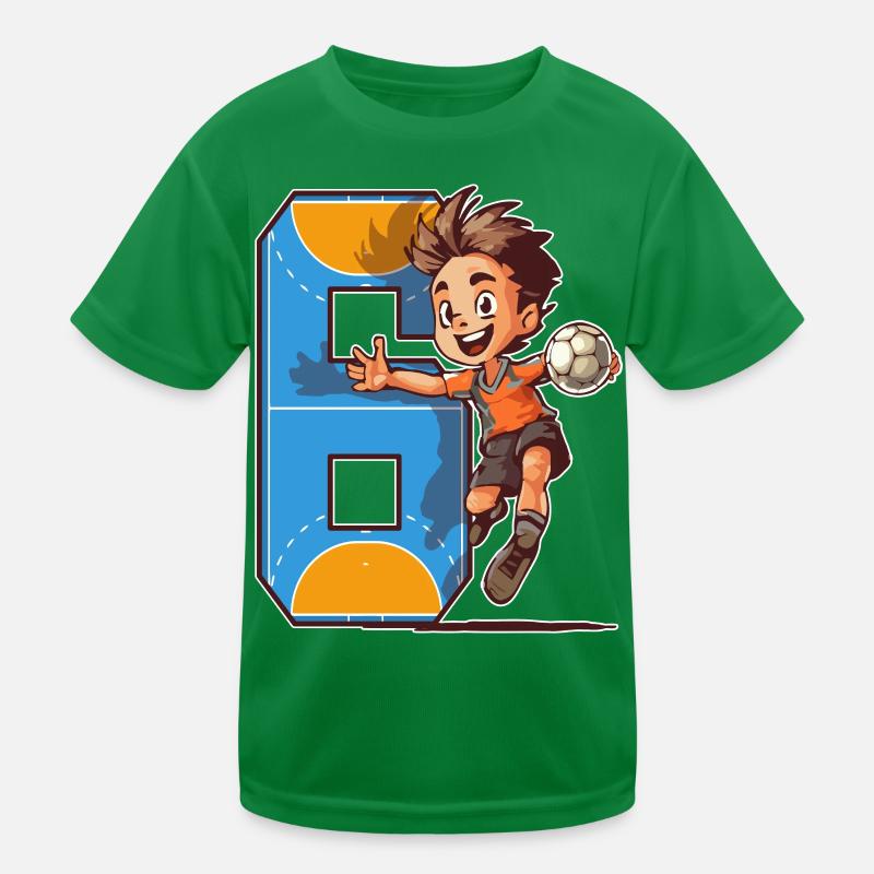 Handball Birthday - 6 years old Boy - 6. Kids Functional T-Shirt