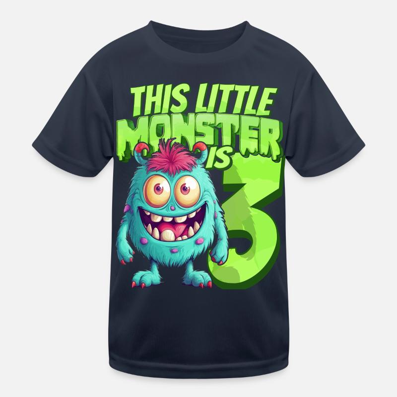 Ce petit monstre a 3 - trois ans - 3. T-shirt sport Enfant