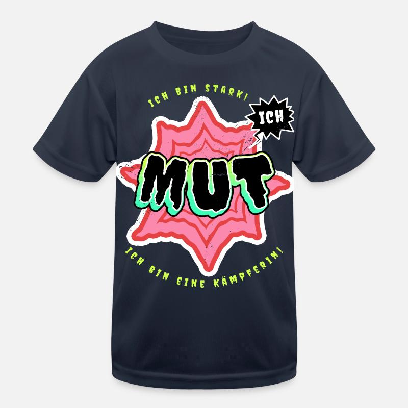 Kämpferin - Mut - Ich bin stark Kinder Funktions-T-Shirt
