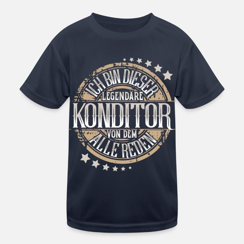 Konditor Kinder Funktions-T-Shirt