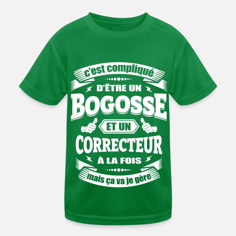 BOGOSSE ET CORRECTEUR T-shirt sport Enfant