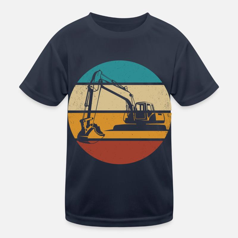 Bagger Kinder Funktions-T-Shirt