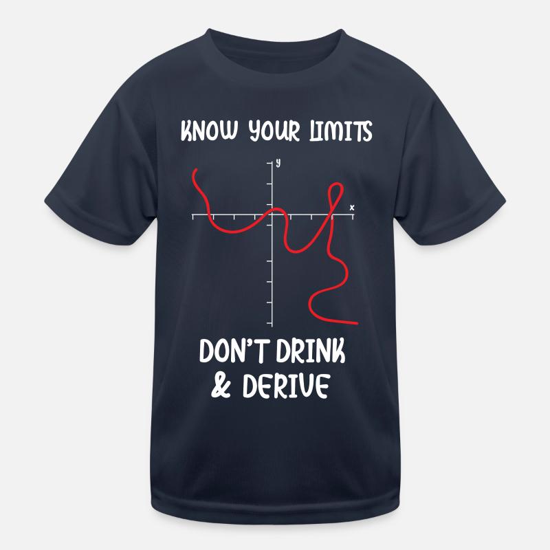 Maths Maths Professeurs de maths Maths - T-shirt sport Enfant - bleu marine