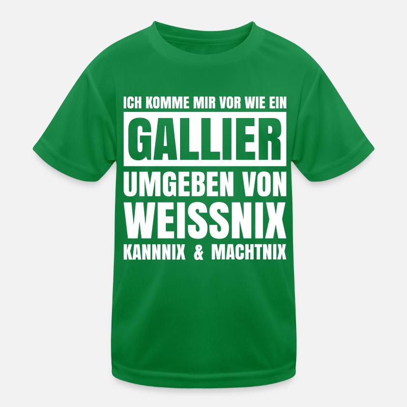 Ich komme mir vor wie ein Gallier Kinder Funktions-T-Shirt