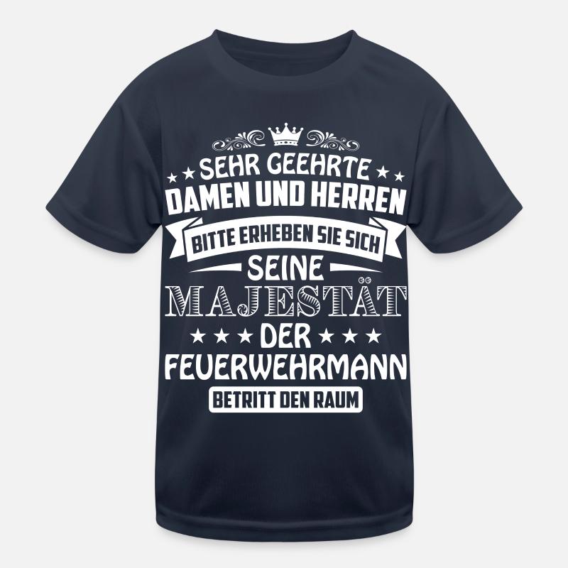 freiwillige Feuerwehr Feuerwehrmann Einsatz Kinder Funktions-T-Shirt