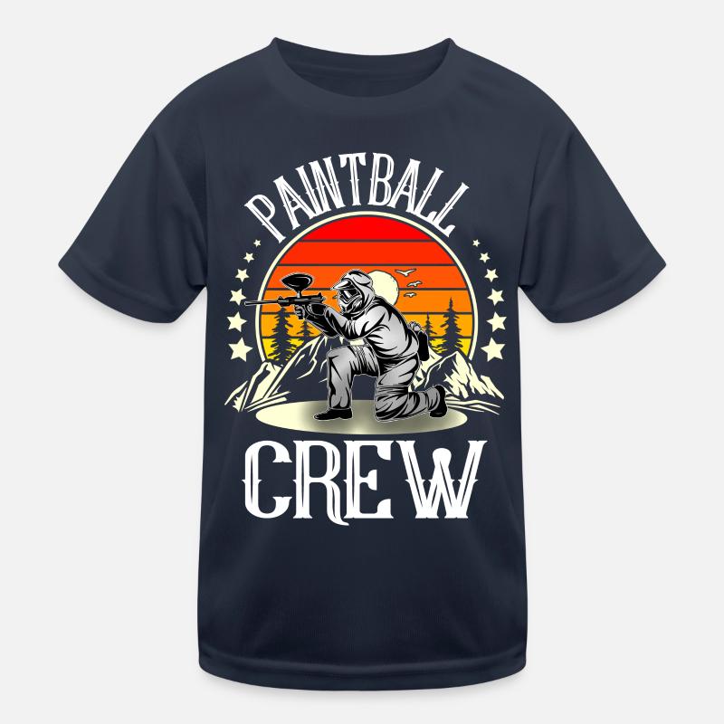 Équipe d’équipe de paintball T-shirt sport Enfant