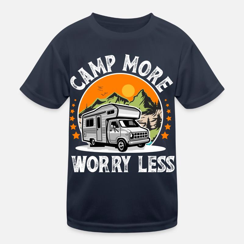 Camping Camper Campen T-shirt sport Enfant