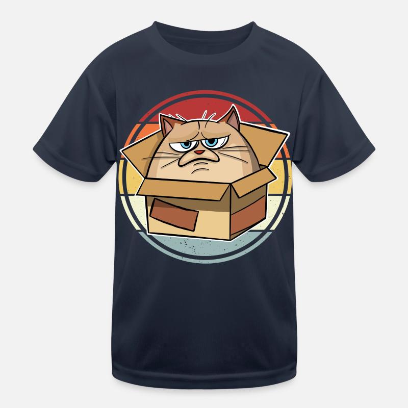 Chat dans une boîte T-shirt sport Enfant