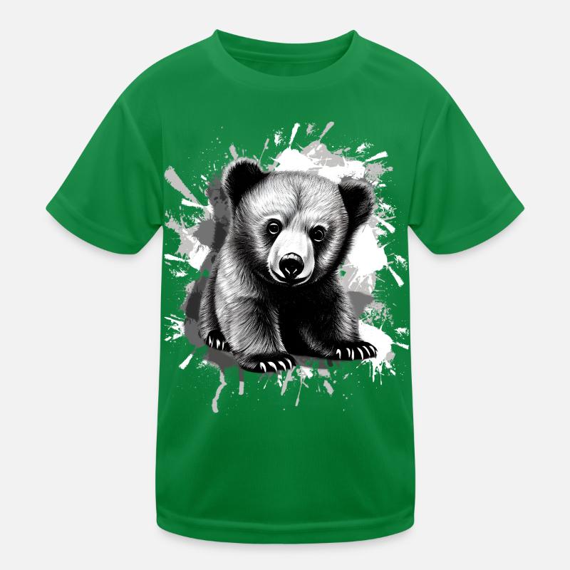 Bär Kinder Funktions-T-Shirt