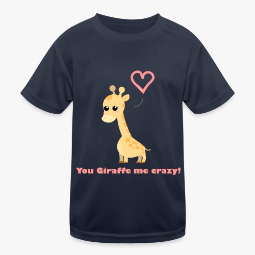 Giraffe Me Crazy - Funktionsshirt til børn