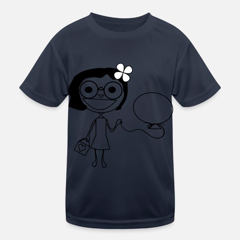Mädchen Kinder Funktions-T-Shirt