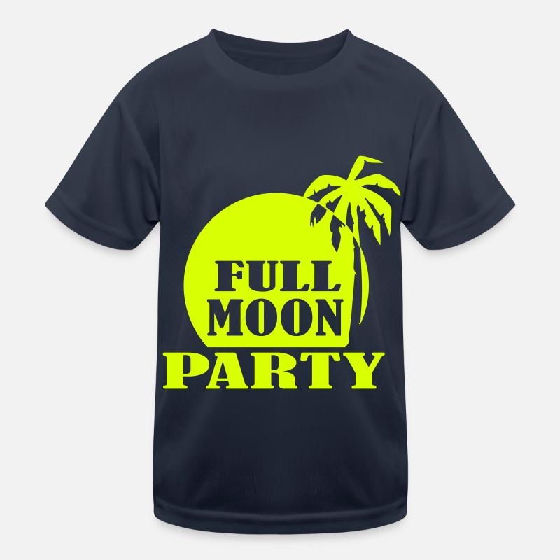 Full Moon Party Kids Functional T-Shirt