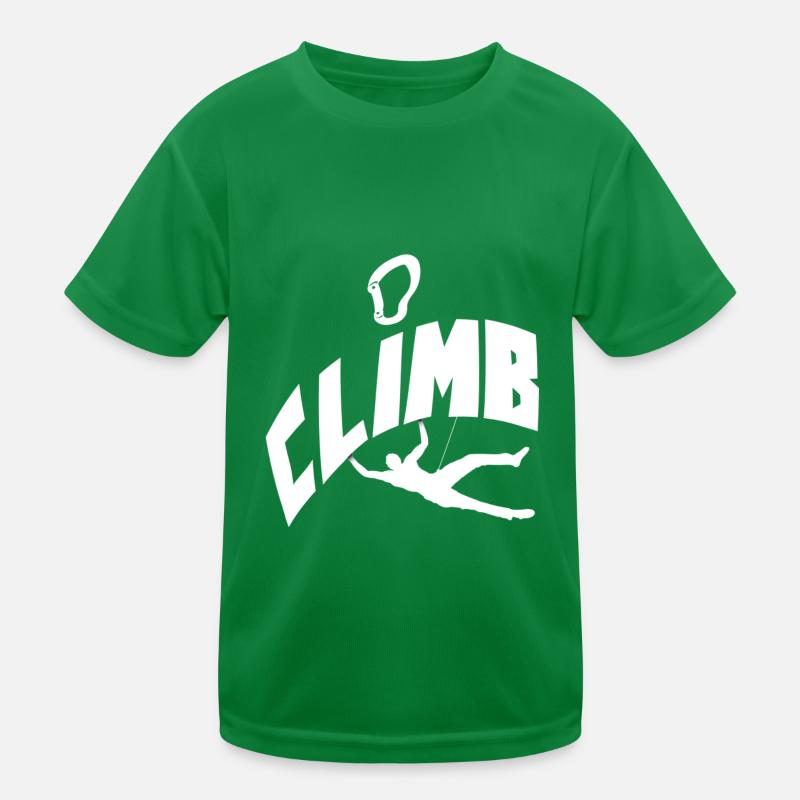 Klettern Kinder Funktions-T-Shirt