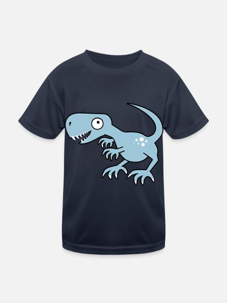 Dinosaur, dinosaur, Tyrannosaurus Rex - Kids Functional T-Shirt - navy