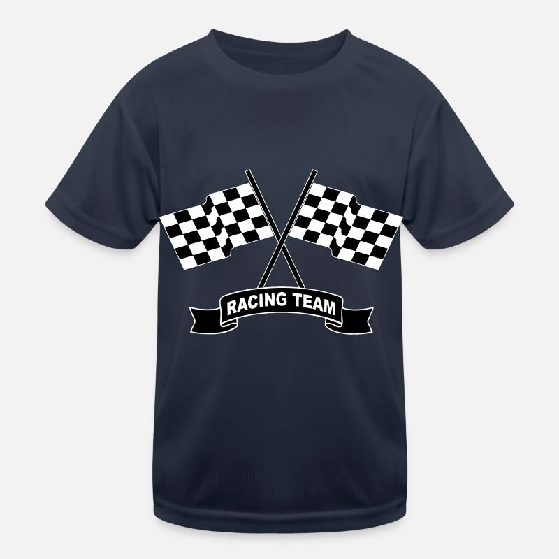 racing team flags Kids Functional T-Shirt