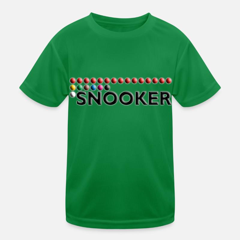 SNOOKER - Bolde Funktionsshirt til børn