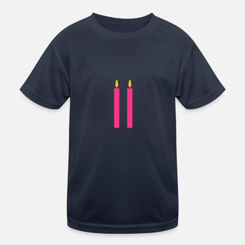 2 Candles / / two / / Second Birthday / / second Kids Functional T-Shirt
