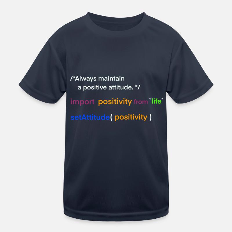 code your life - Kids Functional T-Shirt - navy