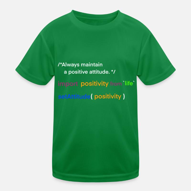 code your life Kids Functional T-Shirt