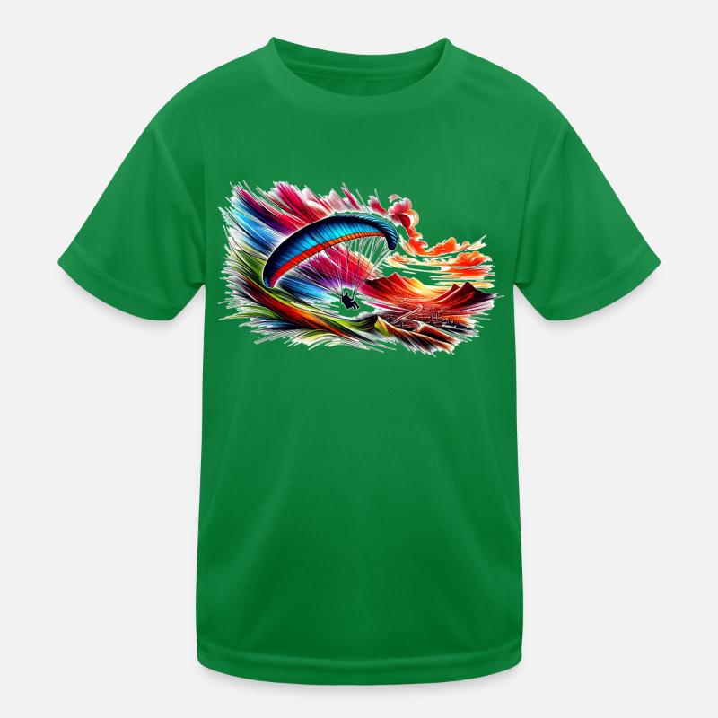 Paraglider Kids Functional T-Shirt