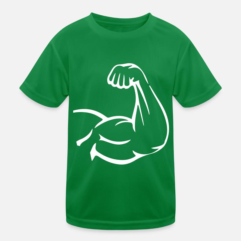 Arm muscles biceps Kids Functional T-Shirt