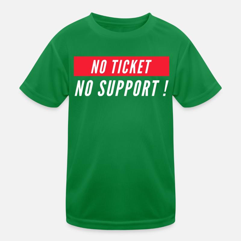 Pas de ticket pas de support! Informaticien informatique informatique Spruch T-shirt sport Enfant
