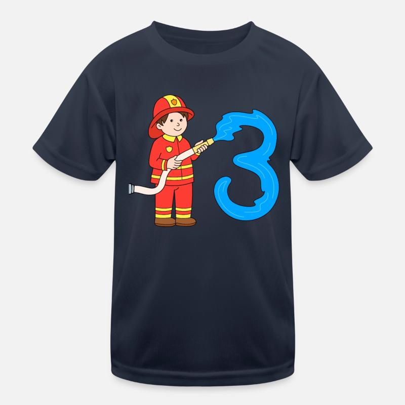 Pompier enfant 3 ans T-shirt sport Enfant