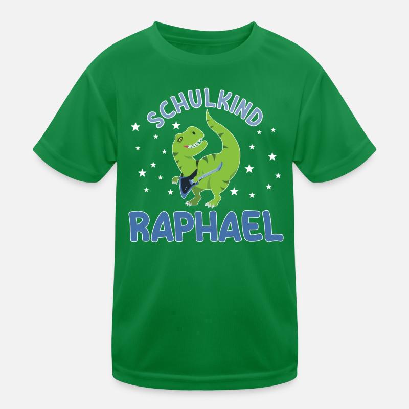 Einschulung Schulkind Raphael Kinder Funktions-T-Shirt