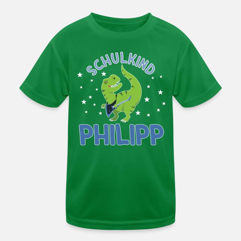 Einschulung Schulkind Philipp Kinder Funktions-T-Shirt